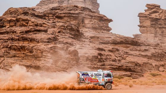 Martin Šoltys (Tatra) v 10. etapě Rallye Dakar 2021