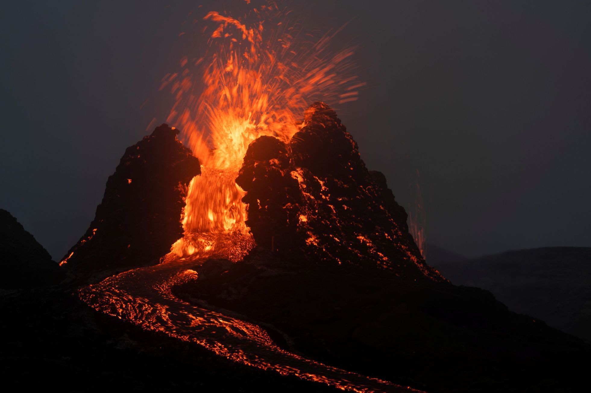 island sopka výbuch erupce