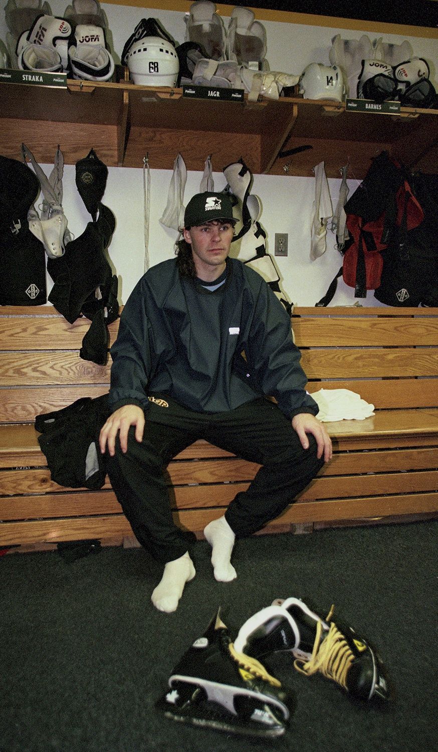 Herbert Slavík: hvězdy českého hokeje, fotoreportáž z NHL v době před OH v Naganu a snímky z Nagana