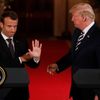 Emmanuel Macron na návštěvě u Donalda Trumpa v Bílém domě