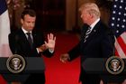 Evropa nesmí svou bezpečnost delegovat na USA, řekl po Trumpově zvolení Macron