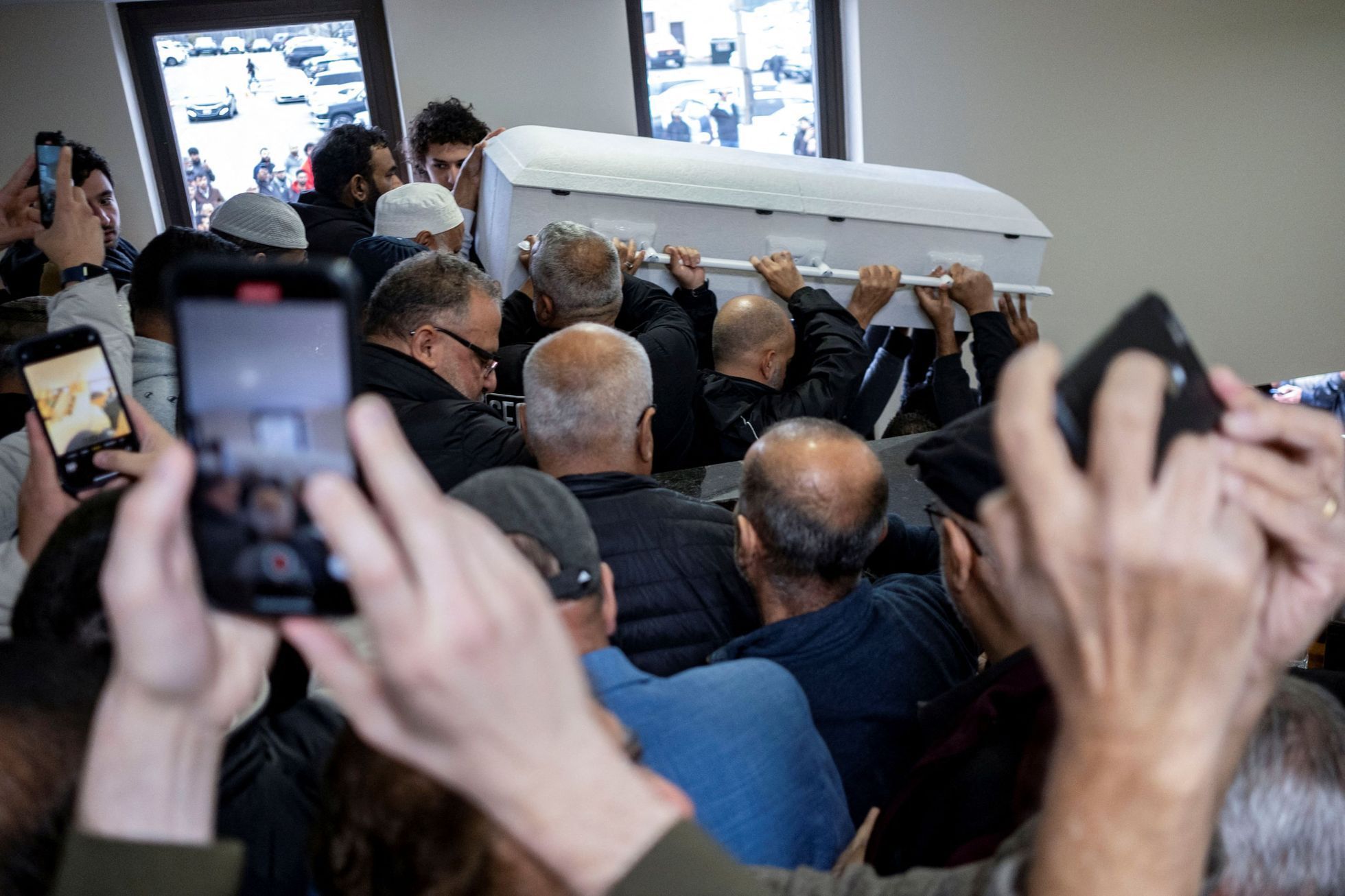 pohřeb chlapeček palestinec Illinois