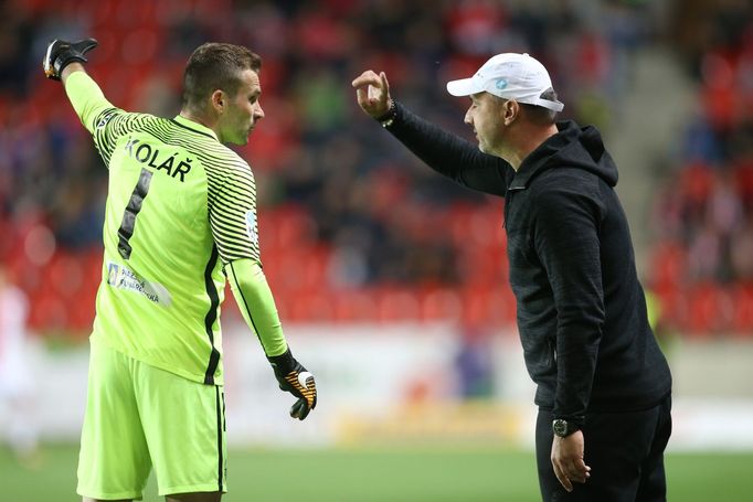 HL, Slavia-Liberec: Ondřej Kolář a Jindřich Trpišovský