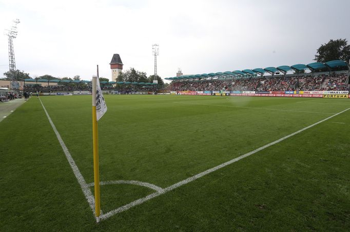 Třetí kolo Fortuna:Ligy mezi Dynamem České Budějovice a Spartou Praha.