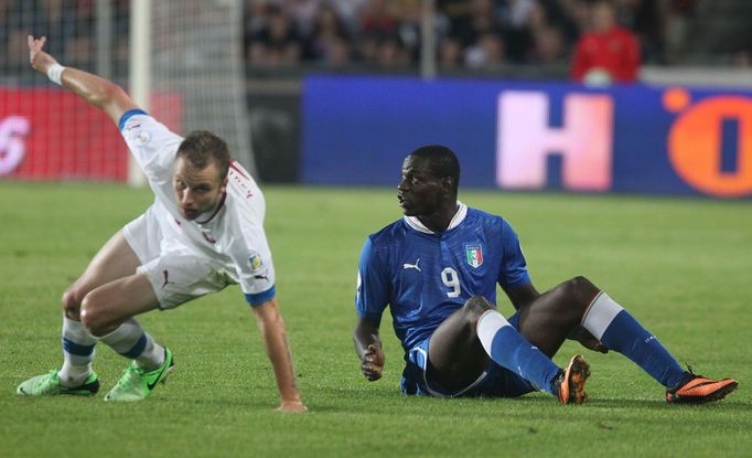 Fotbal, Česko - Itálie: Mario Balotelli (9)