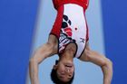 Disciplína druhá. Japonec Yuya Kamoto během kvalifikace mužů na singapurských Olympijských hrách mládeže.