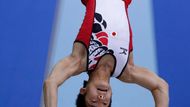 Disciplína druhá. Japonec Yuya Kamoto během kvalifikace mužů na singapurských Olympijských hrách mládeže.