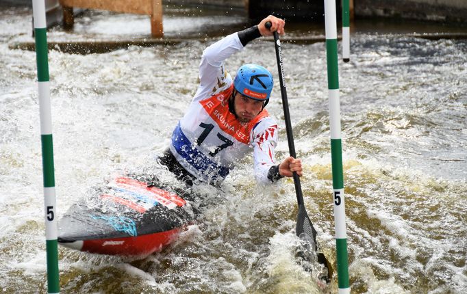 Lukáš Rohan na závodě SP v Praze