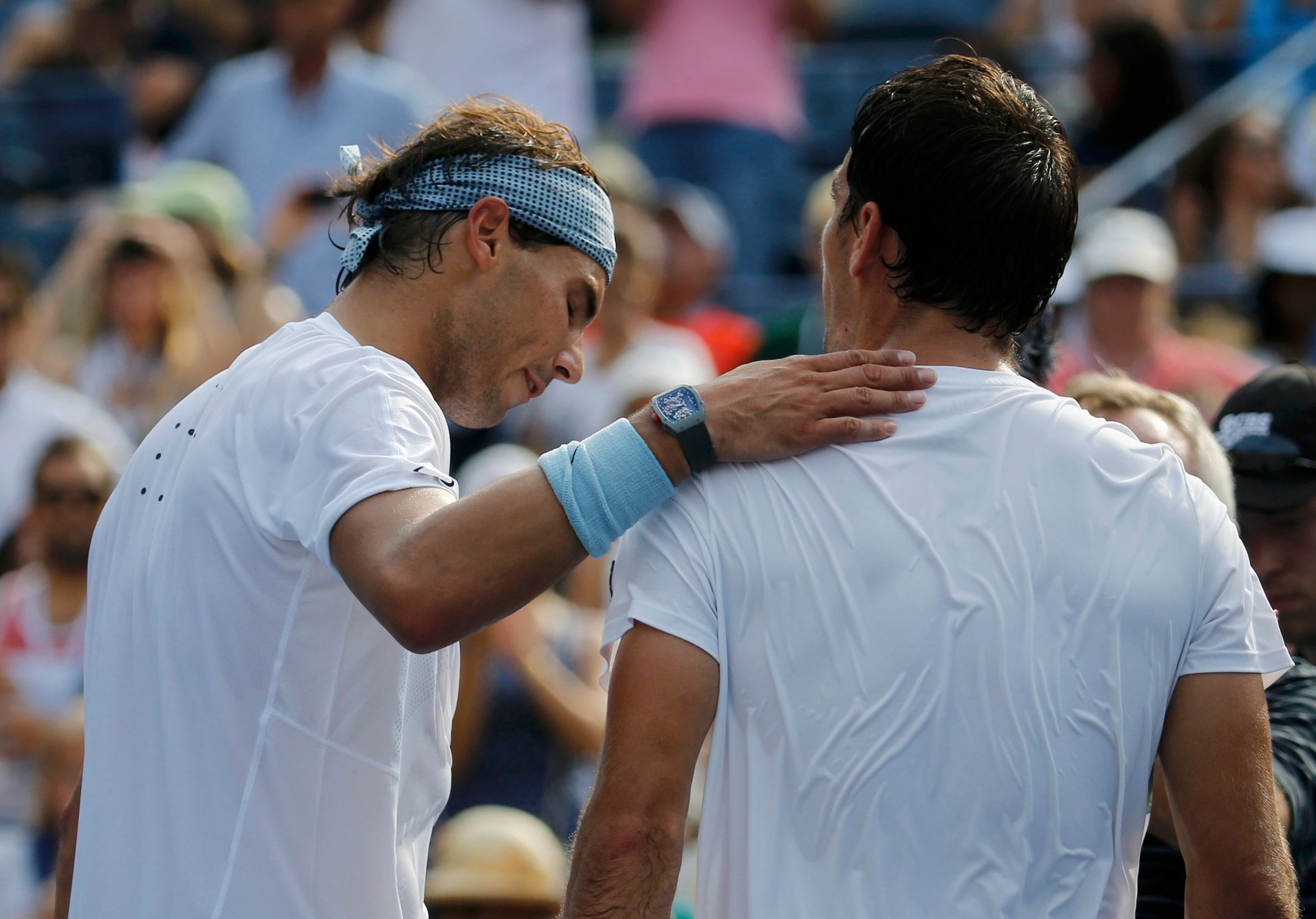 Rafael Nadal a Ivan Dodig na US Open