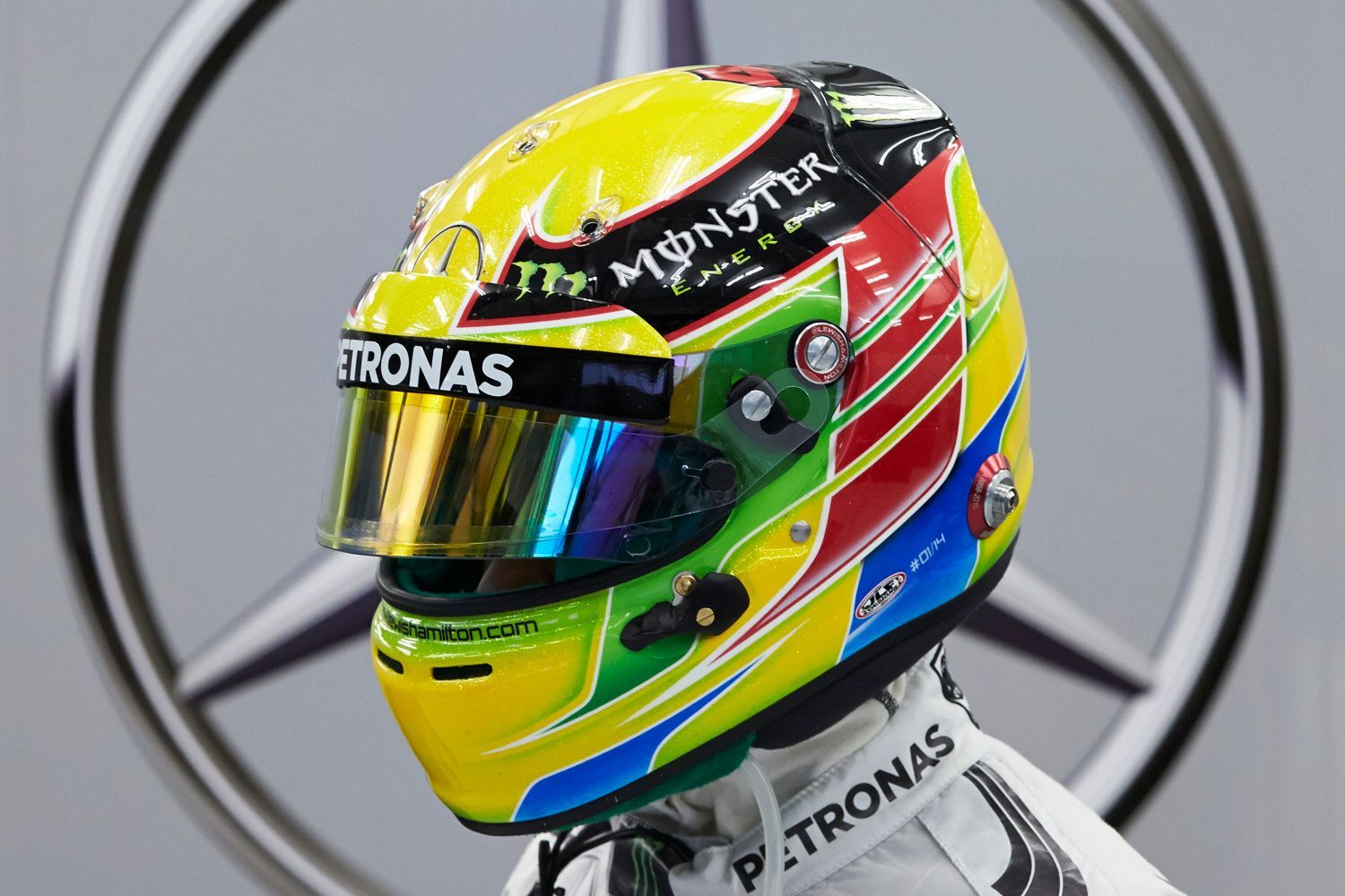 Přilby F1 2014: Lewis Hamilton