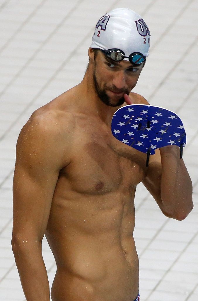 Michael Phelps, trénink na olympiádě v Londýně 2012