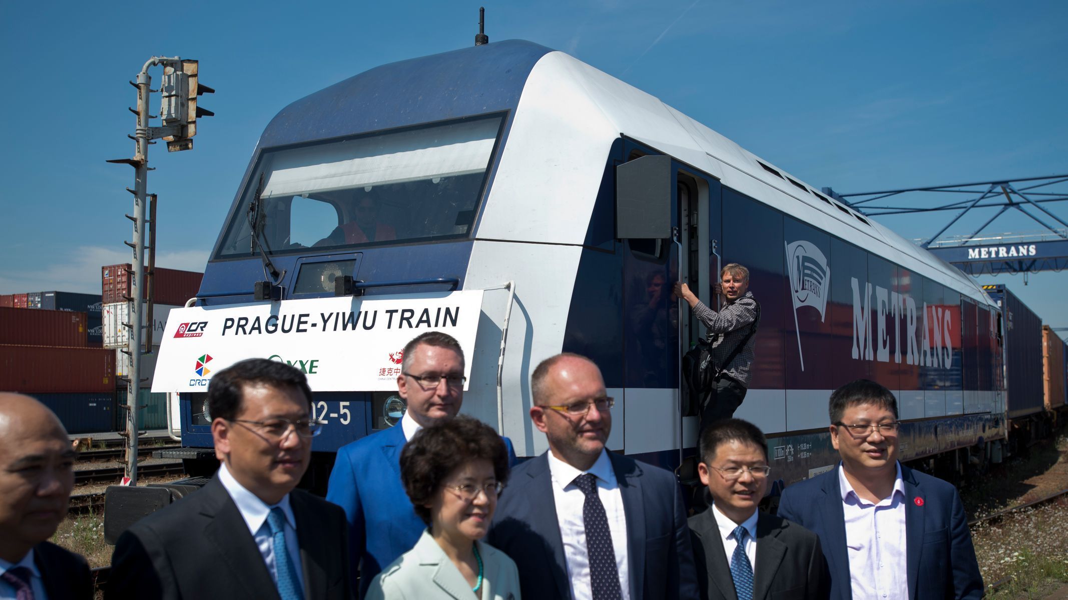 Z terminálu společnosti Metrans v Praze vyjel 19. července první přímý vlak z ČR do Číny.