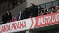 Petr Fousek a Jaroslav Tvrdík ve VIP lóži Slavie na zápase 30. kola F:L Slavia - Plzeň