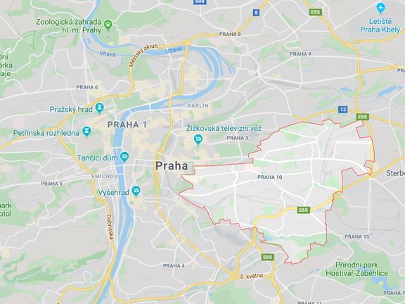 Kde se rozkládá Praha 10.