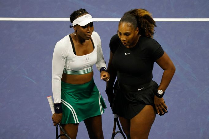 US Open 2022, 4. den (Serena, Venus Williamsová)