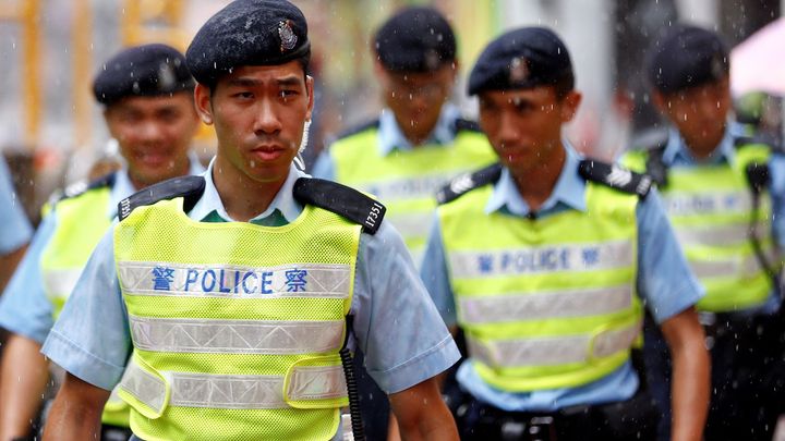 Čínská policie zatkla při protestech v Hongkongu dva německé studenty