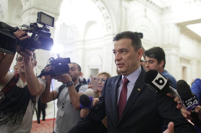 Sorin Grindeanu, te´d už bývalý předseda rumunské vlády.