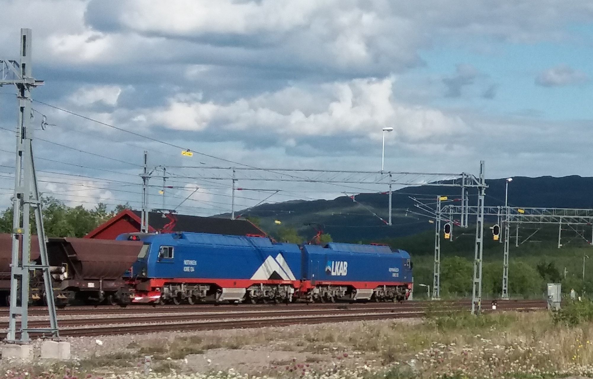 Švédsko - železnice - železná ruda - Abisko - Kiruna
