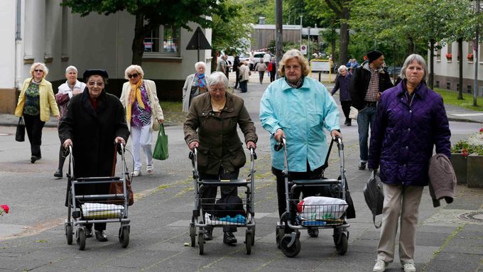 Důchodci v Německu.