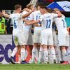 Češi slaví gól v osmifinále Nizozemsko - Česko na ME 2020