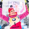 Biatlon, Oberhof, závod s hromadným startem žen (Koukalová)