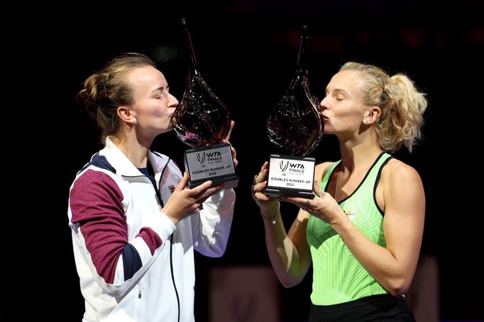 Kateřina Siniaková a Barbora Krejčíková na Turnaji mistryň 2022