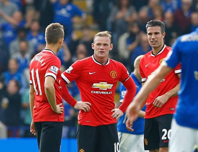 Rooney, Januzaj a Van Persie po prohře s Leicesterem