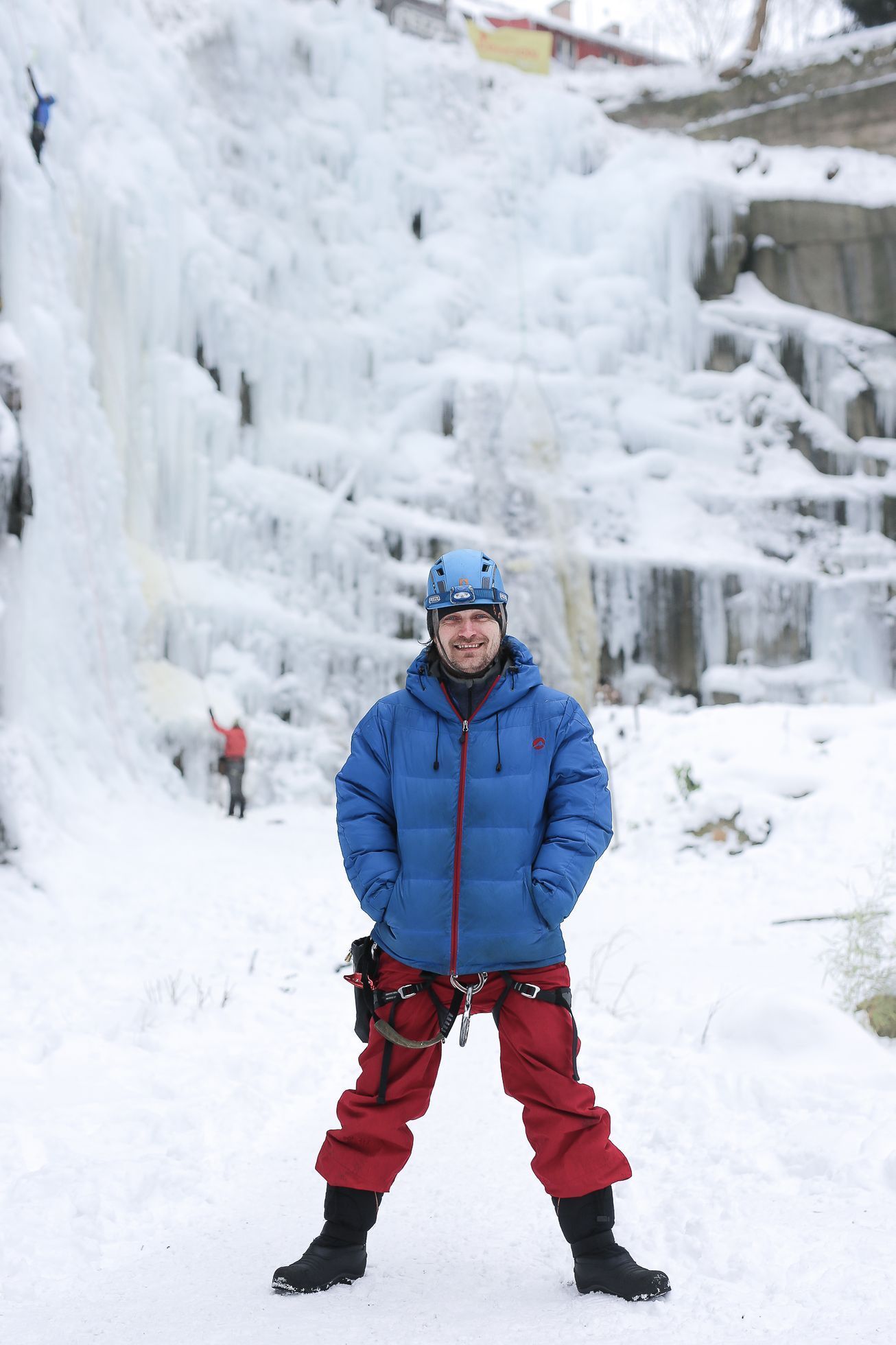 Umělá ledová stěna v Liberci