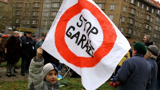 Proti podzemním garážím