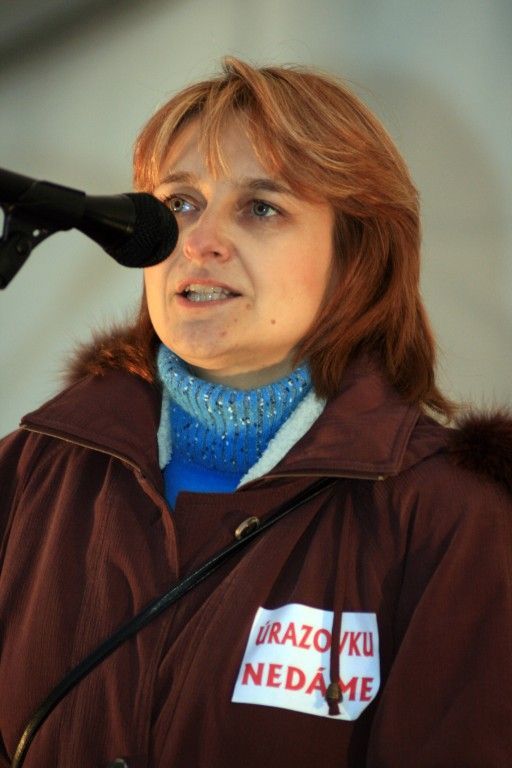 demonstrace za úrazovku
