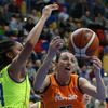 EL basketbal: ZVVZ USK Praha - Schio: Candice Dupree