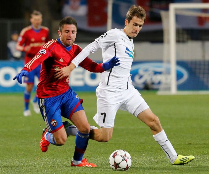 LM, CSKA Moskva - Plzeň: Zoran Tošič - Tomáš Hořava