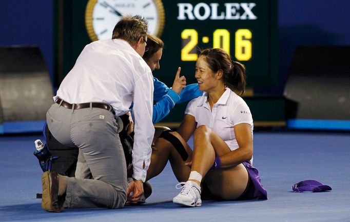 Australian Open: zranění Li Na