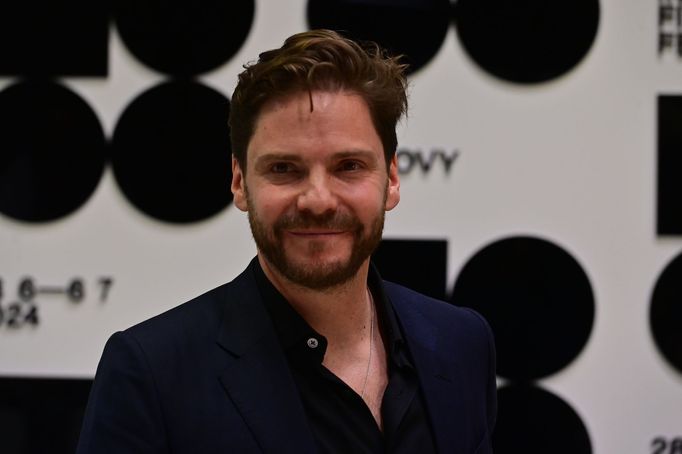 Daniel Brühl na karlovarském festivalu.