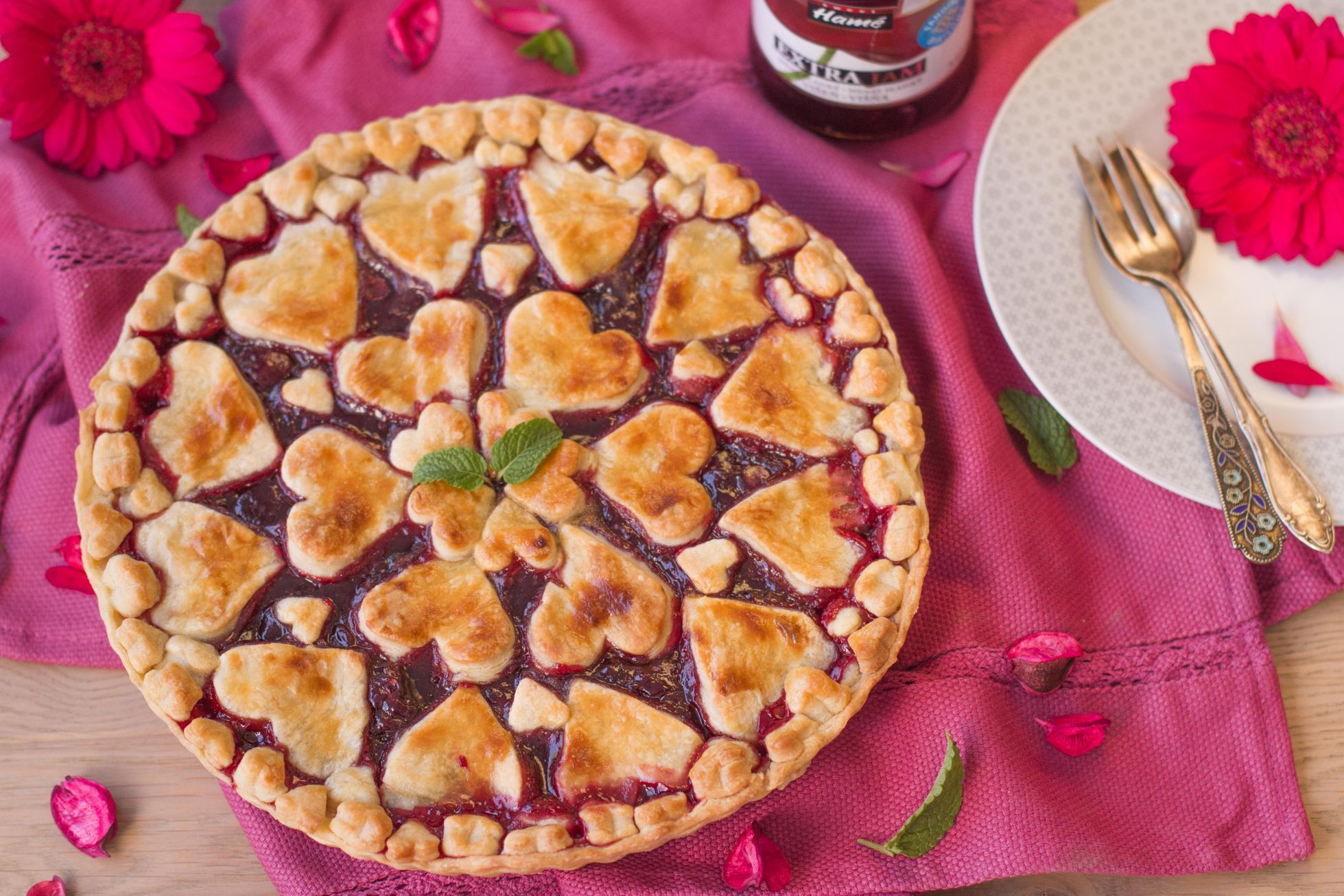 koláč, piknik, žena