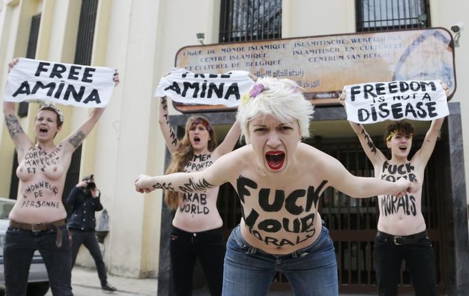 Femen v Miláně