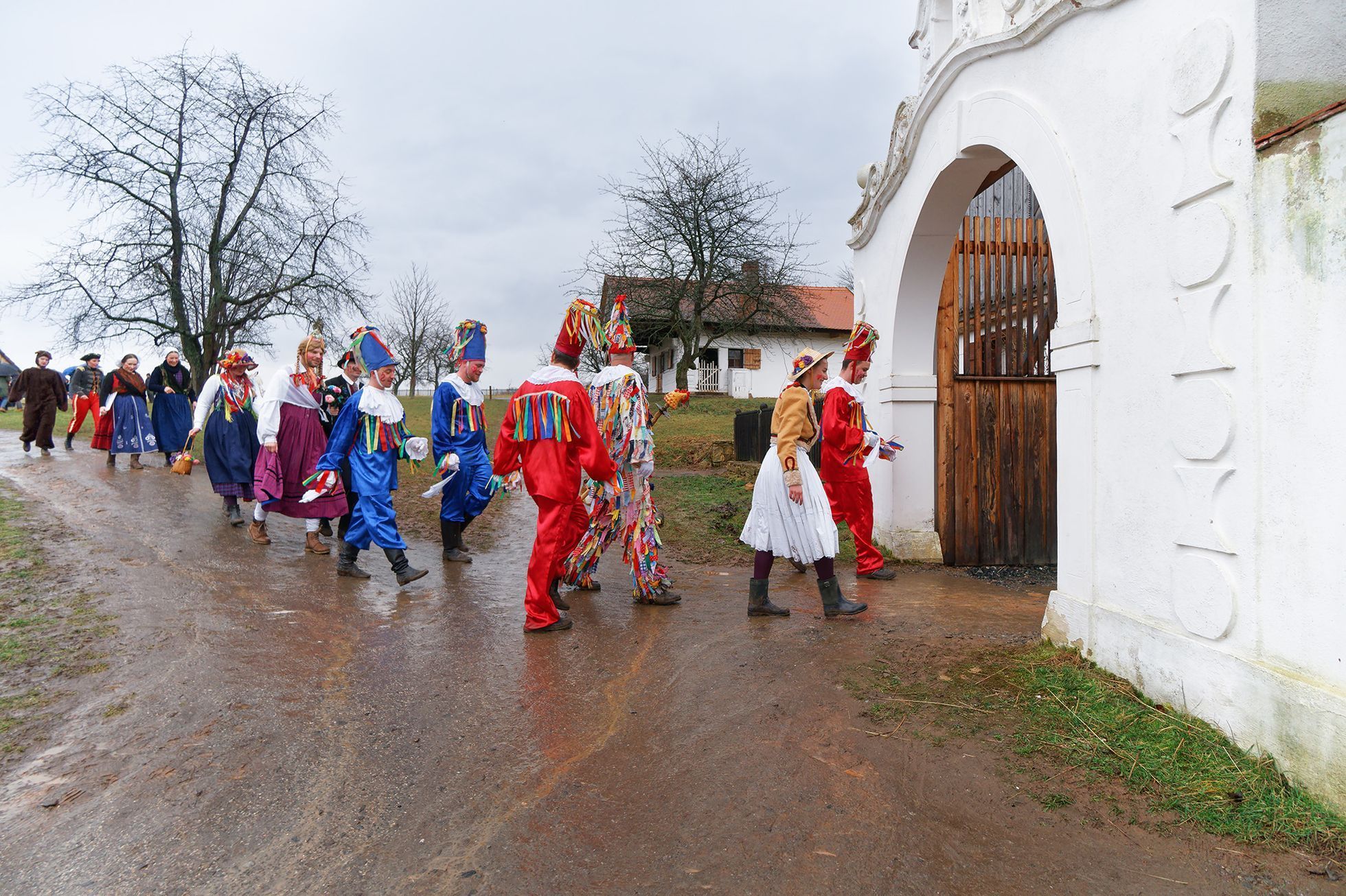 Masopust v Muzeu lidových staveb v Kouřimi, 2024