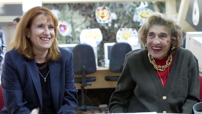 Luisa Abrahamsová s dcerou Helenou