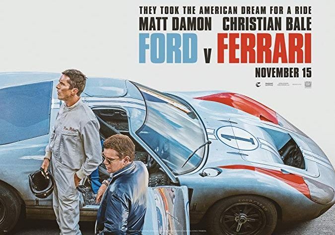 Plakát k filmu Le Mans '66, který se v USA promítá pod názvem Ford v Ferrari