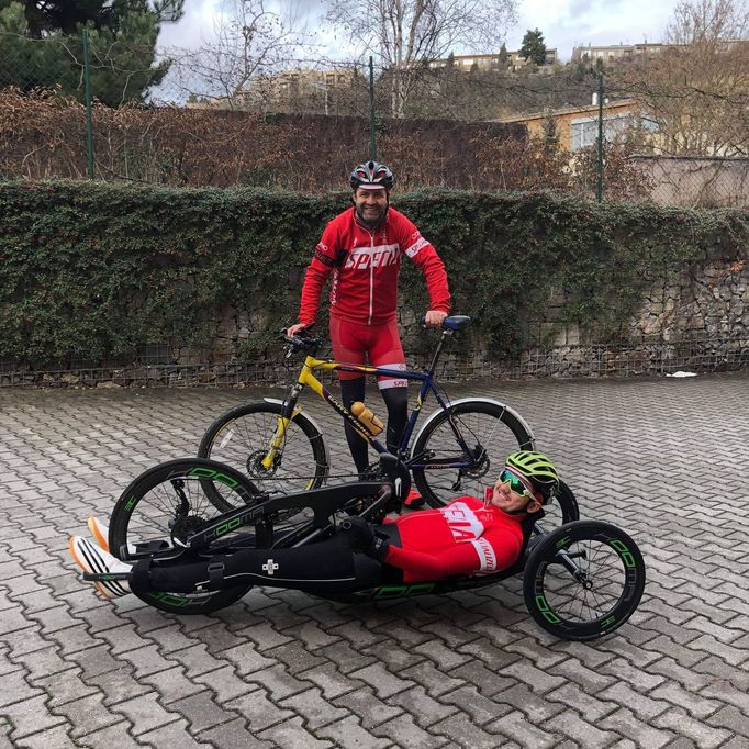 Handbiker Patrik Jahoda se už připravuje na novou sezonu.