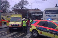 V Praze vybouchla propanbutanová lahev, 5 zraněných