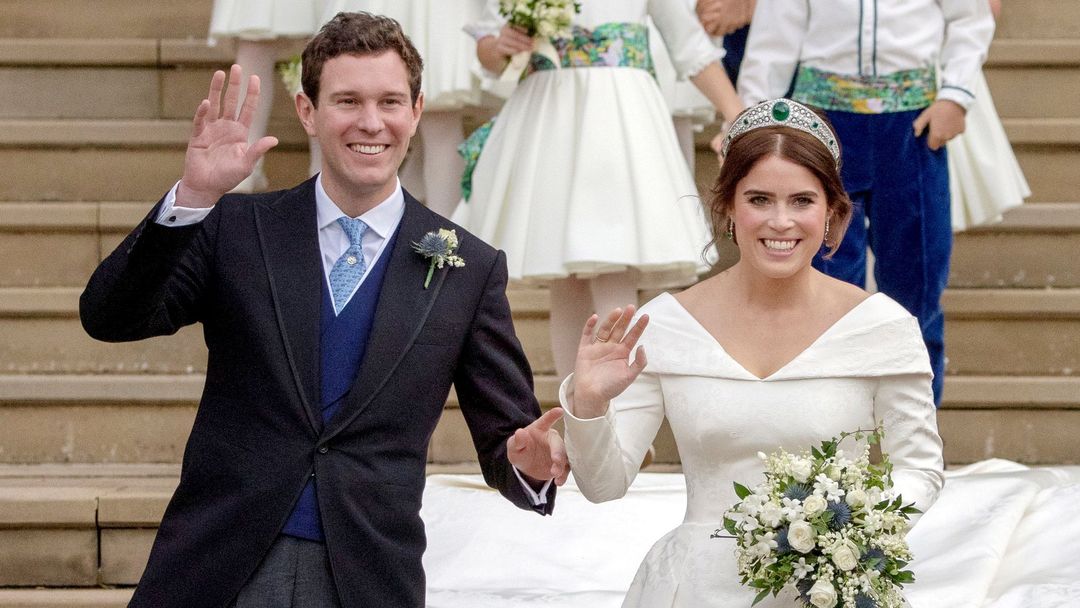 Princezna Eugenie se za Jacka Brooksbanka provdala před dvěma lety.