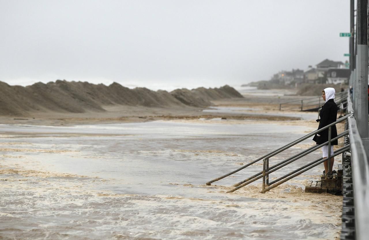 Foto: Bouře Sandy řádí na východním pobřeží USA