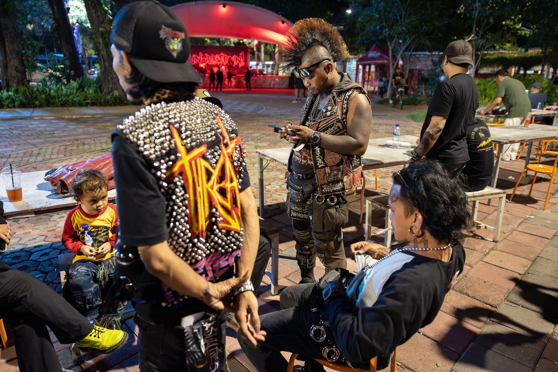 Jakarta, Indonésie, Punk