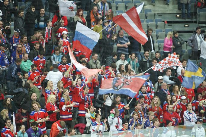 Duel KHL mezi HC Lev a Slovanem Bratislava