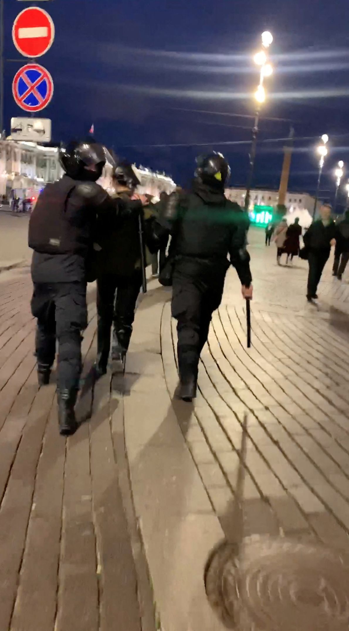 Protesty v Petrohradě