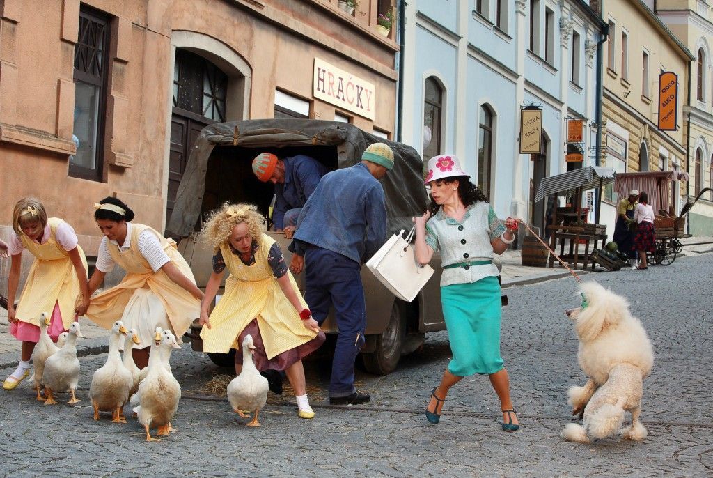 Natáčení českého 3D filmu V peřinách