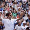 Roger Federer ve třetím kole US Open 2018