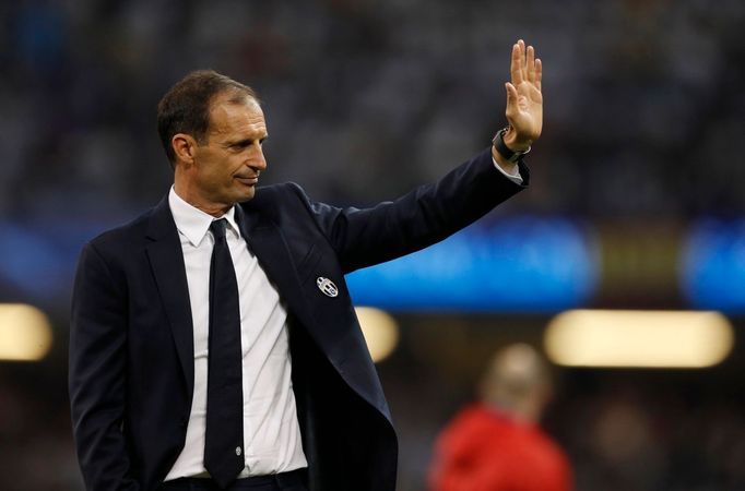 Finále LM, Real-Juventus: trenér Juventusu Massimiliano Allegri