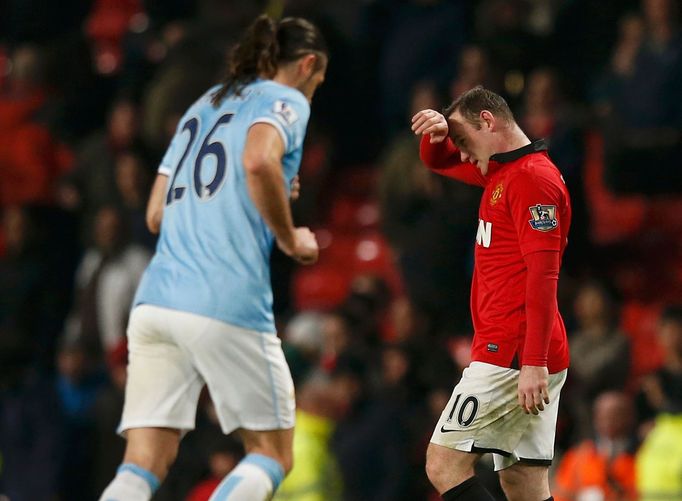 Manchester United - Manchester City (smutný Rooney)